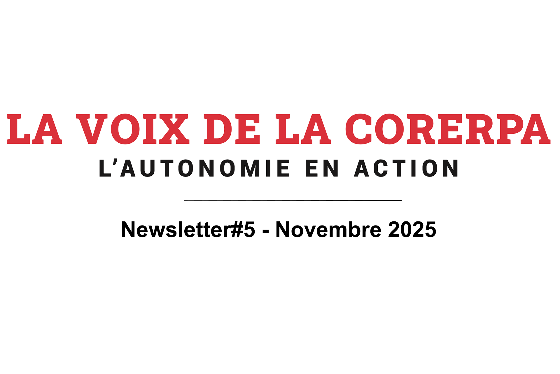 titre Voix de la CORERPA#5